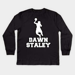 Dawn staley basketball legend Kids Long Sleeve T-Shirt